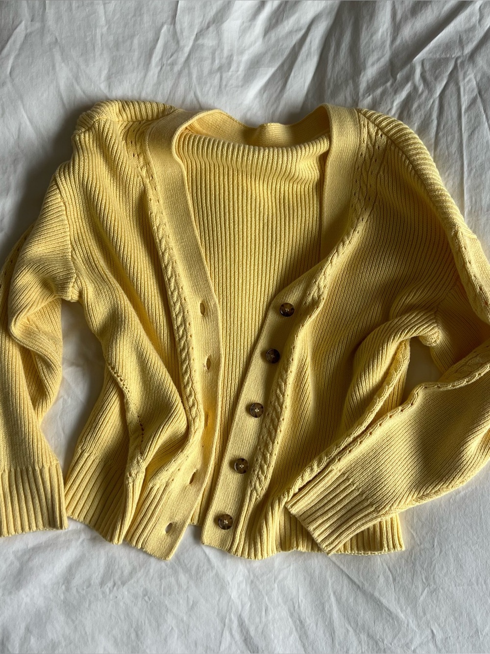 Marine Layer Button-Front Knit Cardigan Sweater